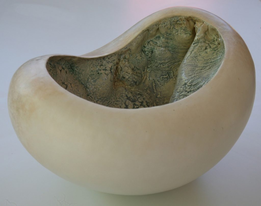 Coral Bowl, 2011, terra sigilatta, oxides and transarant glaze, 46 x 38 x 29 cm