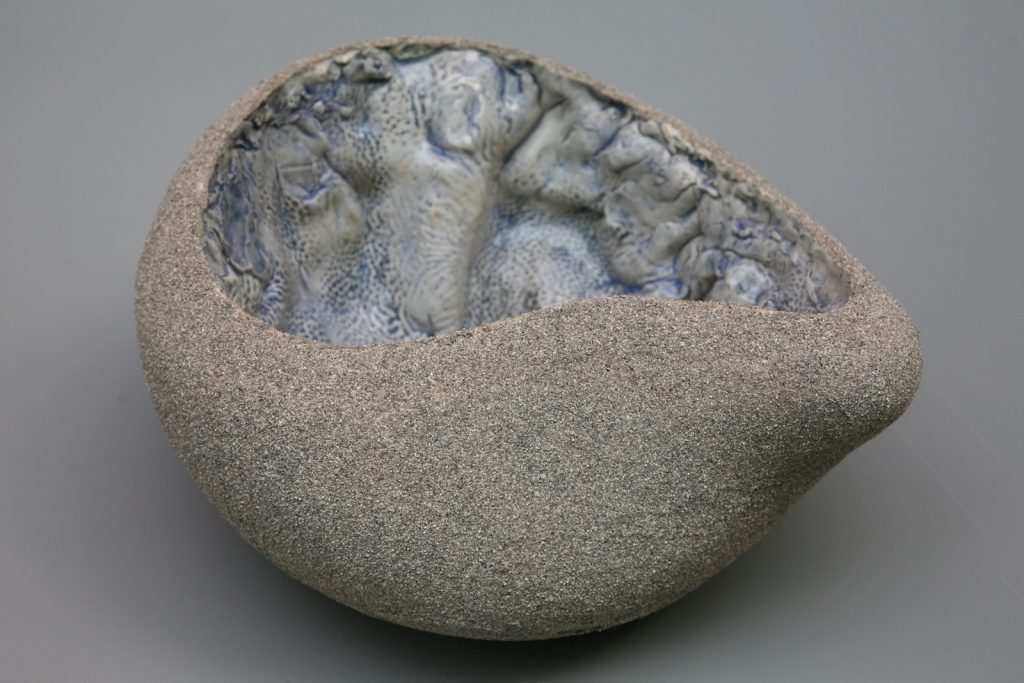 Small Layered Bowl, 2011, glazed earthenware, 25 x 30 x 20 cm