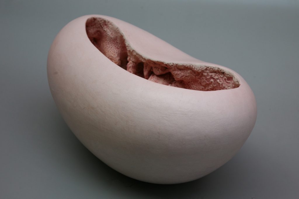Pink Bowl, 2011, glazed earthenware and terra sigillata, 30 x 40 x 30 cm